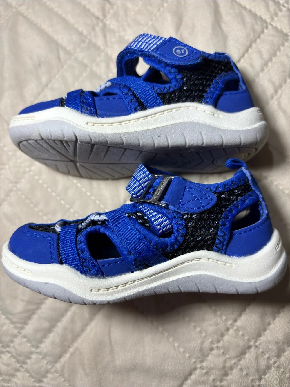 Stride Rite 360 5M Blue and Black Sneaker Sandals